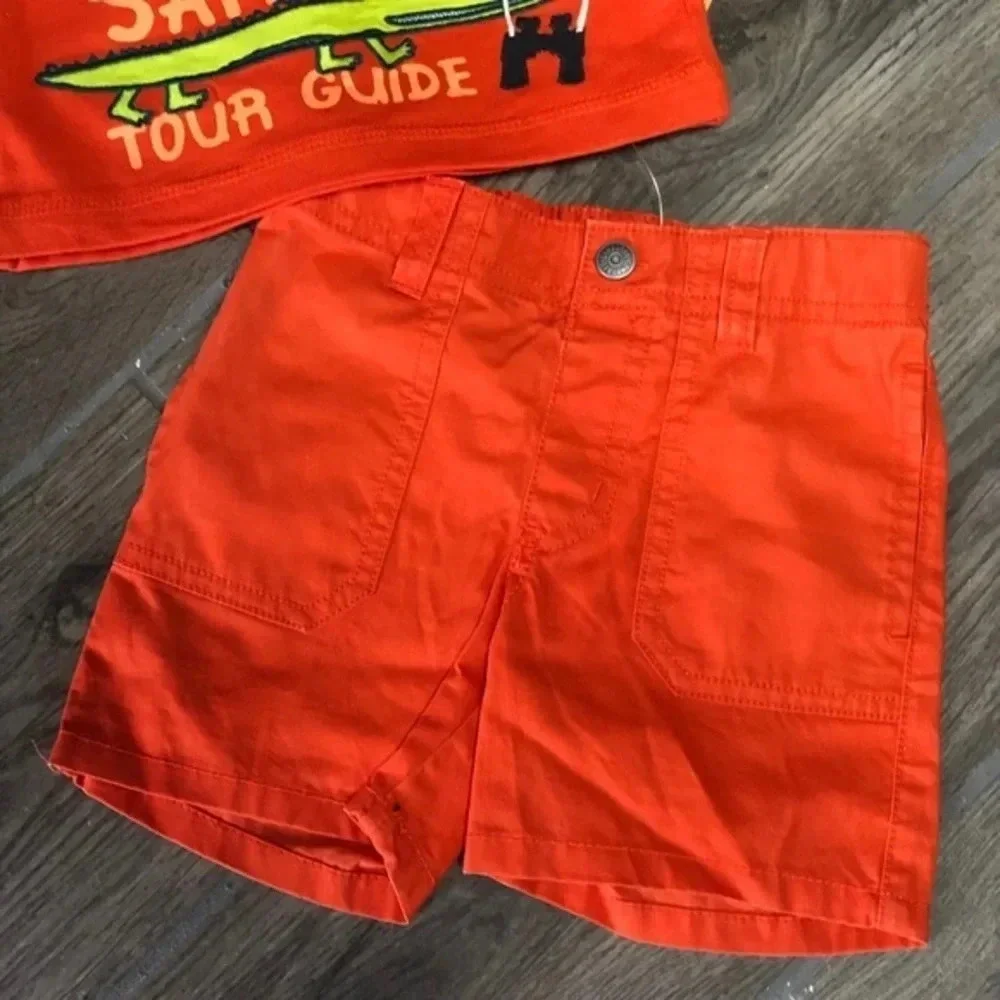 NWT infant Gymboree safari set 6-12m